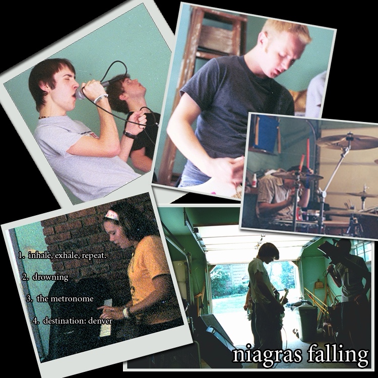 Niagras Falling and Transit — 2004 split EP original photo-collage artwork