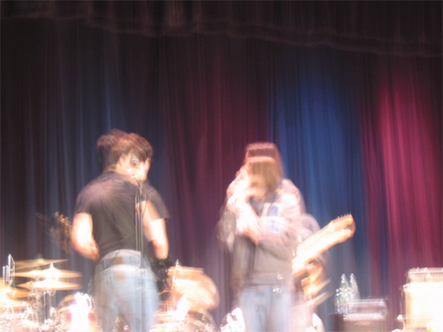 Belvedere the Lion Tamer at Middletown High School North talent show, February 20, 2005 — photograph 3