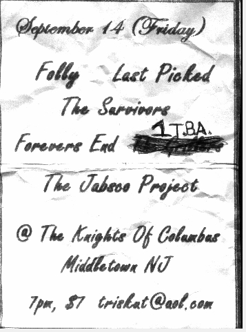September 14, 2001 — alternate flyer