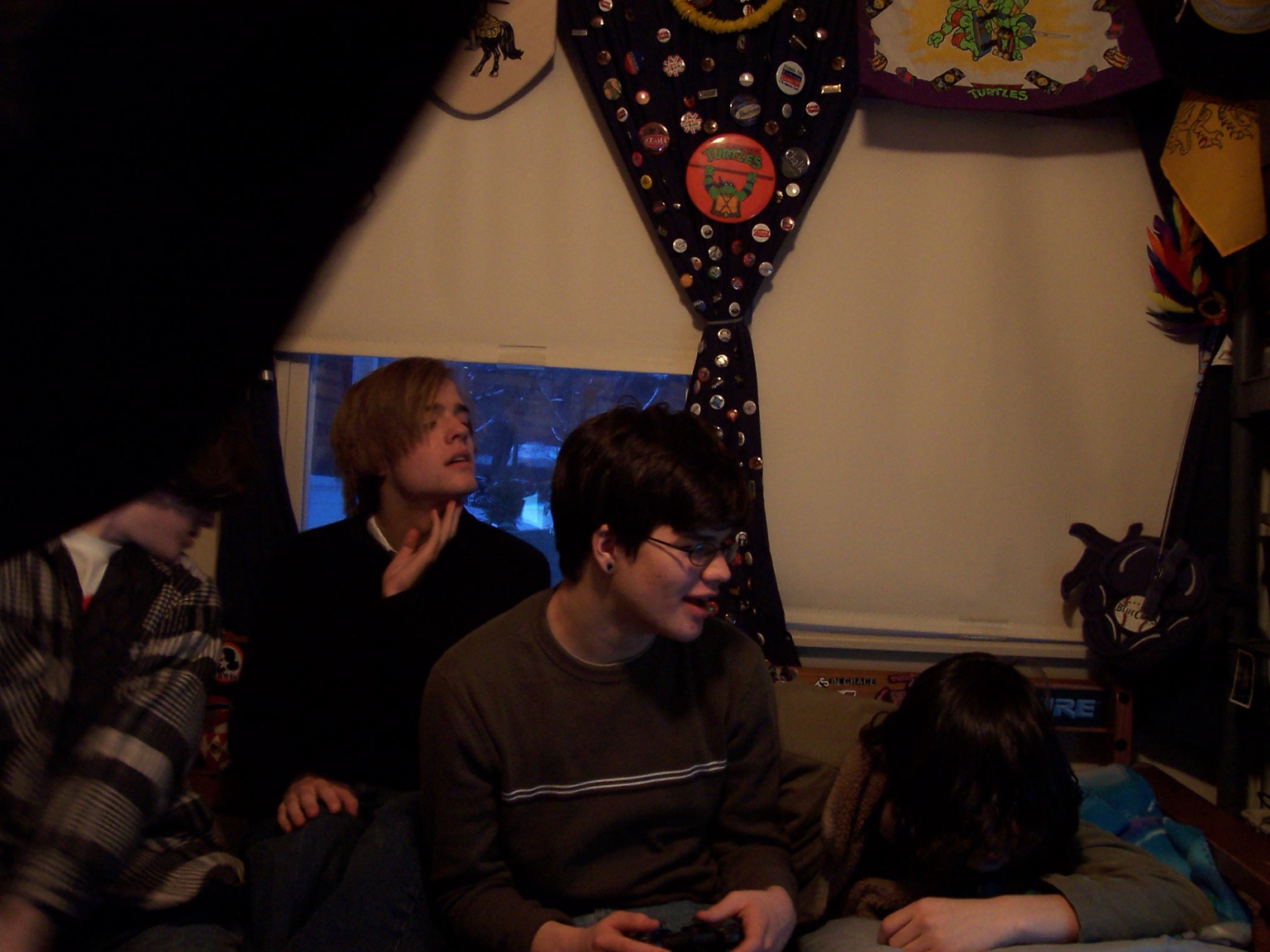 Belvedere the Lion Tamer in David’s childhood bedroom, January 2005 — archival photograph 2