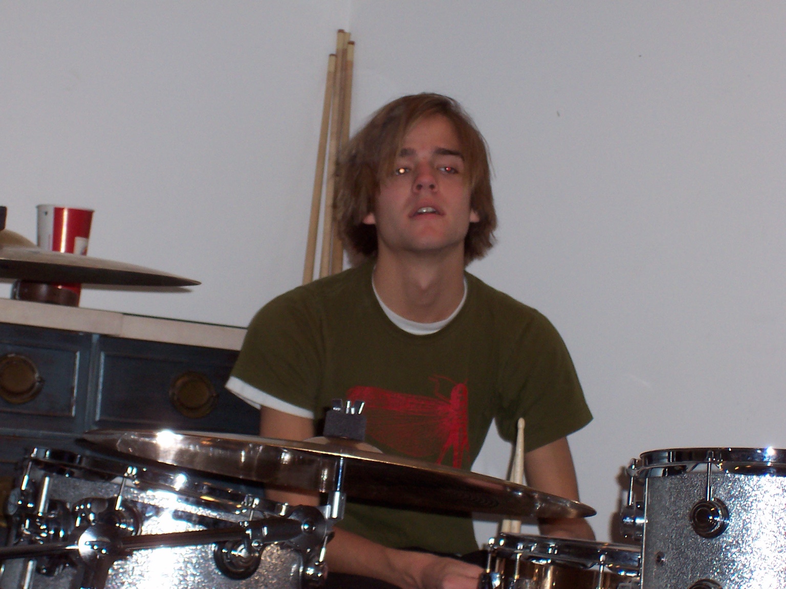 Belvedere the Lion Tamer, practice at Jack’s house, December 2004 — archival photograph 5