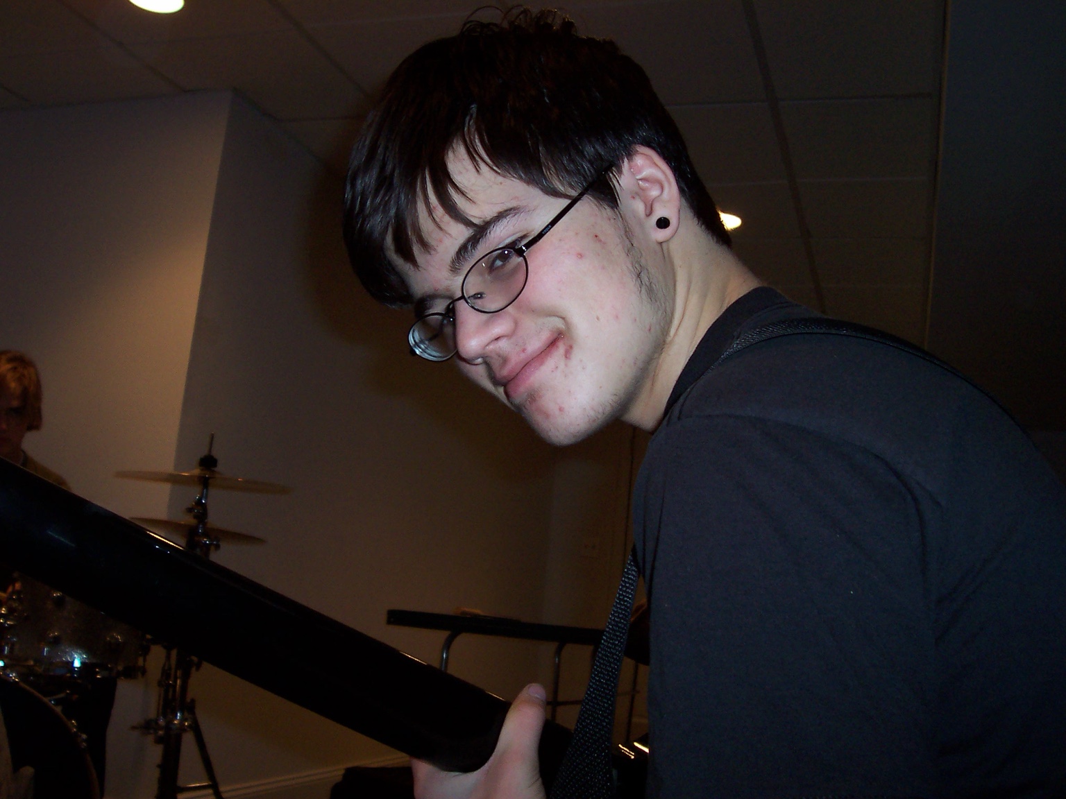 Belvedere the Lion Tamer, practice at Jack’s house, December 2004 — archival photograph 7